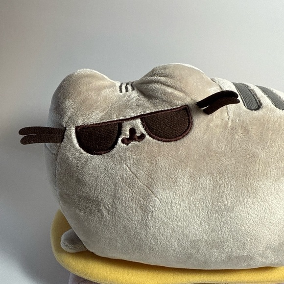 Pusheen Cat Plush by GUND Cool Skateboard Pusheen with Sunglasses 2018 Cute - Picture 3 of 5